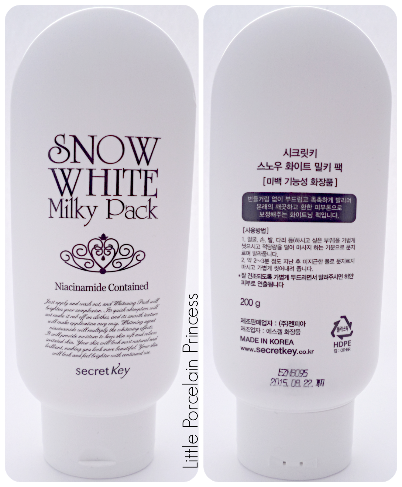 Little Porcelain Princess: Review: Key Snow White Milky Pack and Cream