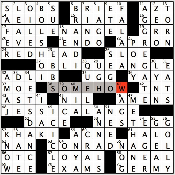 Undeserved Blame Crossword Clue