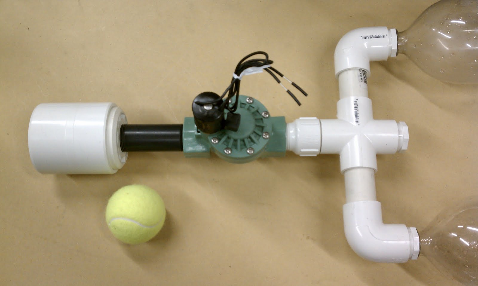 WA0UWH Electronics & HAM Radio Blog Tennis Ball Launcher, Cont'd