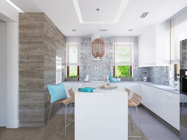 cocina-blanca-y-madera-homesquare cocina-blanca-y-madera