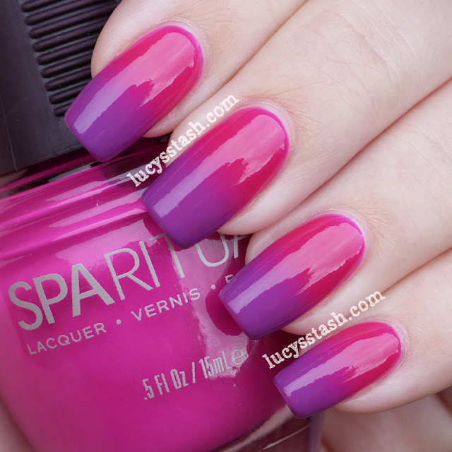 SpaRitual Color Trip and Illume gradiend manicure SpaRitual Color Trip and Illume gradiend manicure