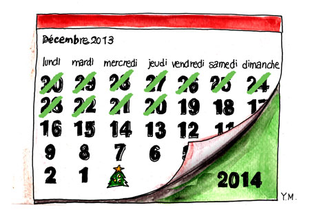 Calendar 2013 by Yukié Matsushita