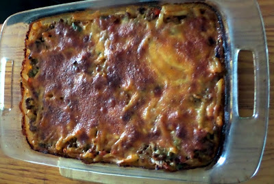 Bacon Cheeseburger Casserole:  A pasta casserole made with my favorite burger toppings.