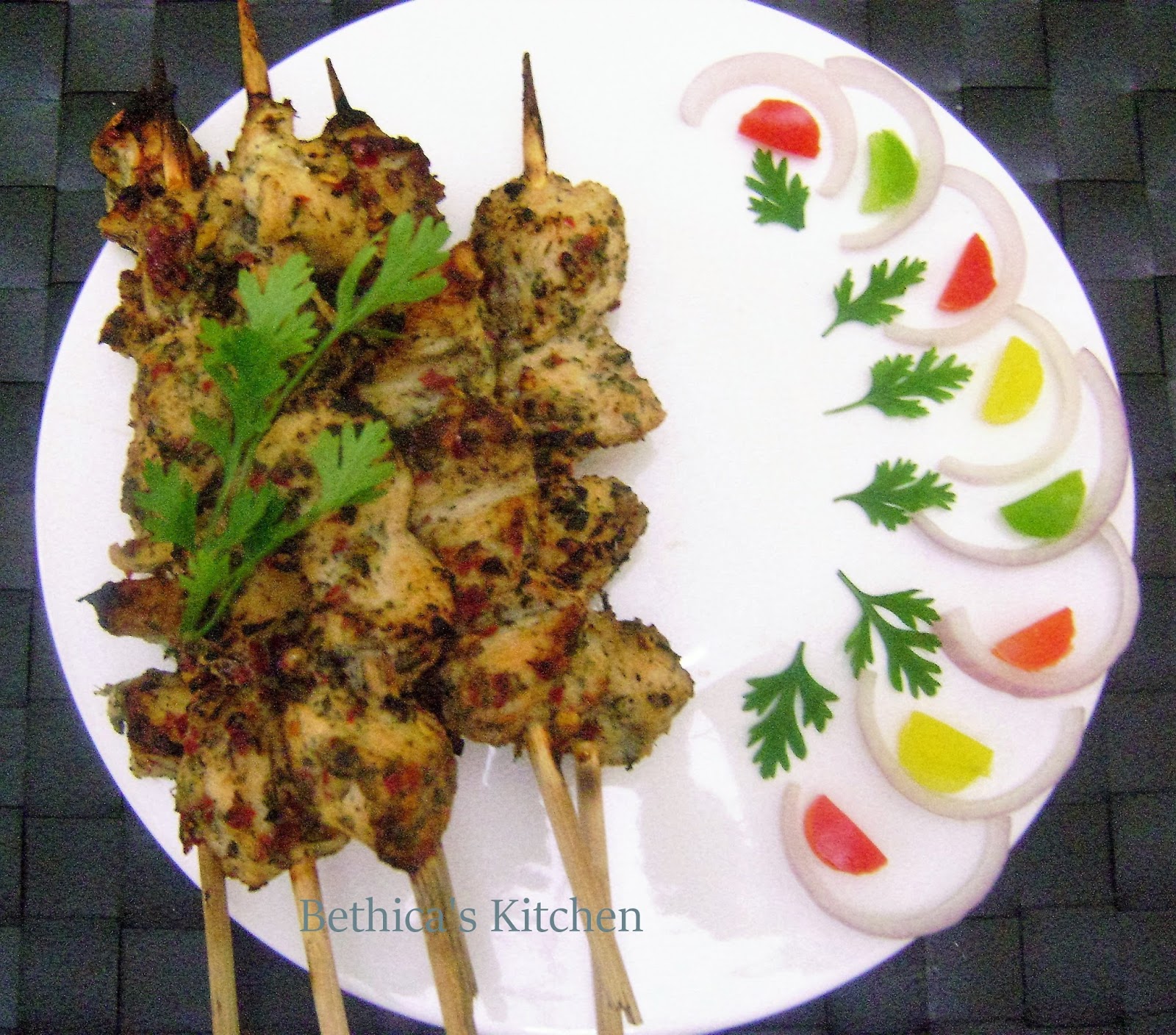 Bethica's Kitchen Flavours Kasoori Chicken Malai Tikka (Skewered
