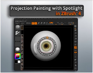 pluralsight projection painting with spotlight in zbrush 4