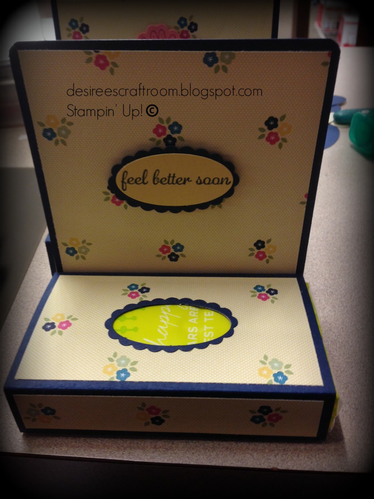 Desiree's Craftroom Covered Kleenex Boxes