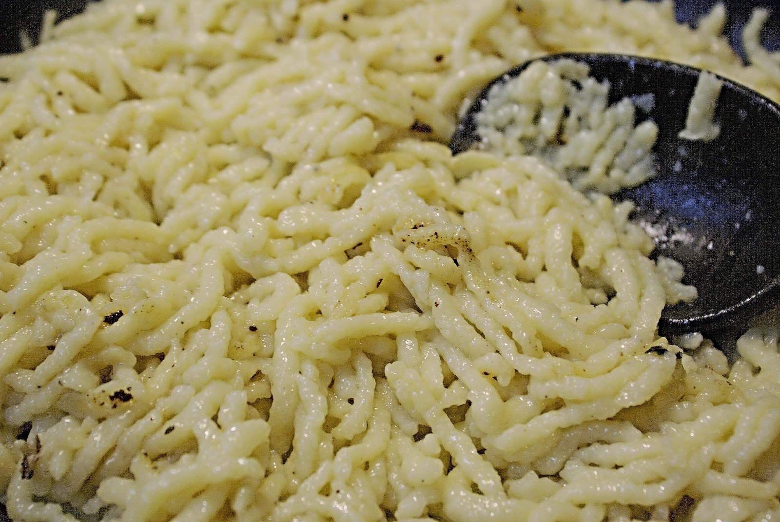 The Hungry Lovers: Spaetzle with Swiss Cheese