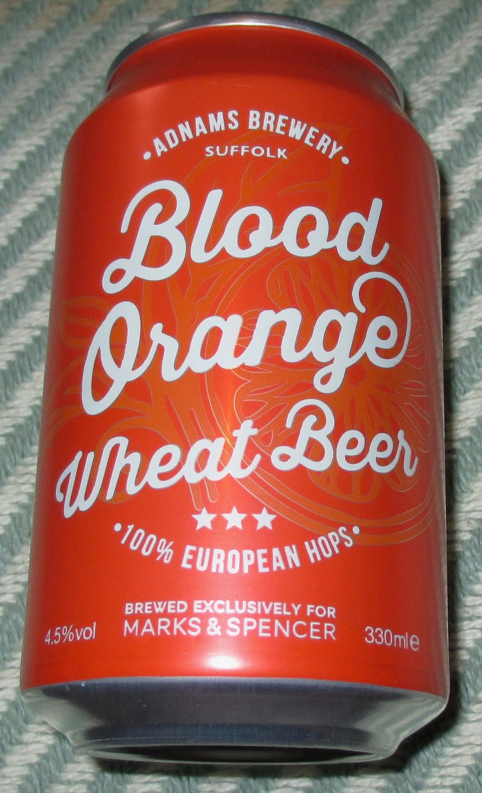 FOODSTUFF FINDS Blood Orange Wheat Beer (Marks and Spencer) By SpectreUK