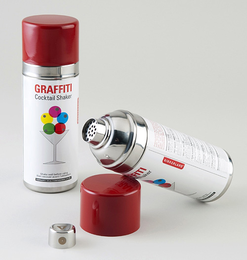 AMG Spray paint can cocktail shaker
