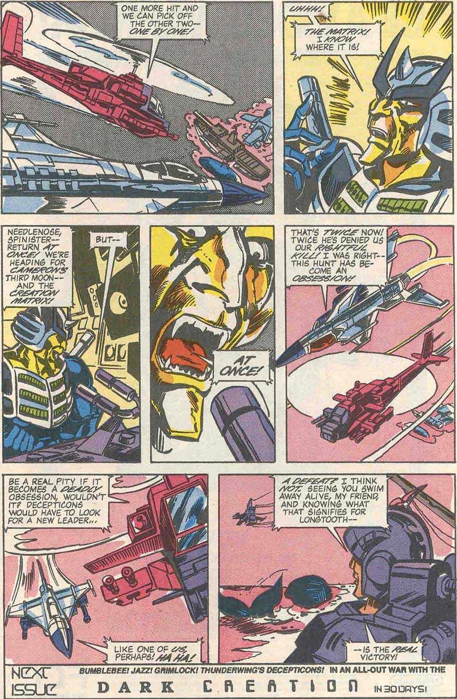 Read online The Transformers (1984) comic -  Issue #64 - 21