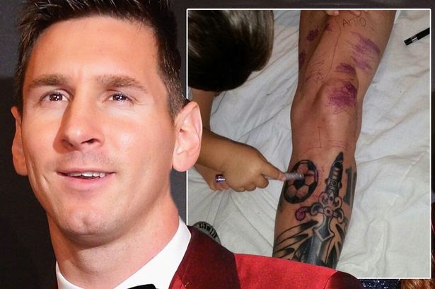 Welcome to House of Oge's Blog. : Lionel Messi gets terrible new tattoo