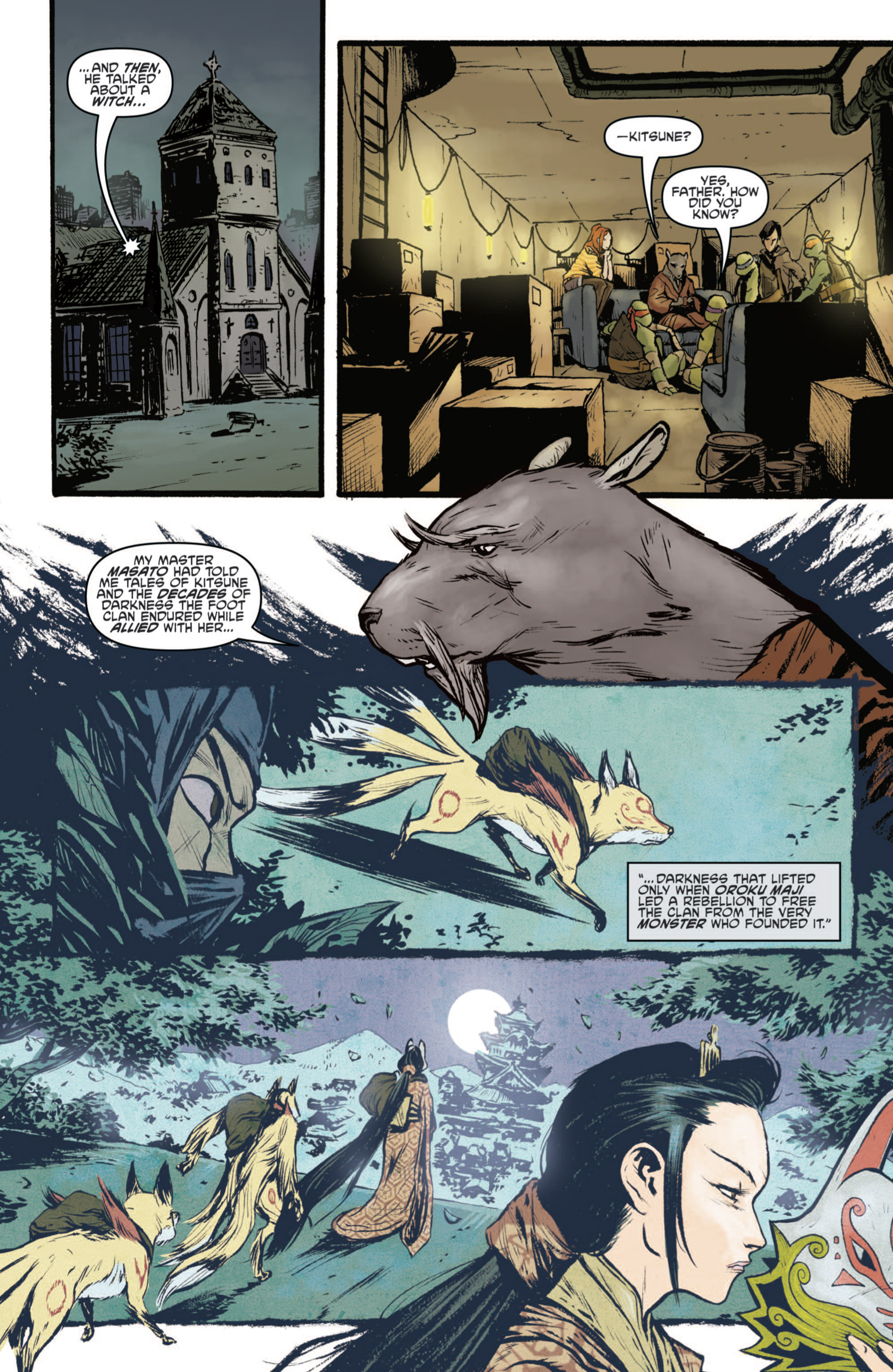 Read online Teenage Mutant Ninja Turtles: The Secret History of the Foot Clan comic -  Issue #1 - 15