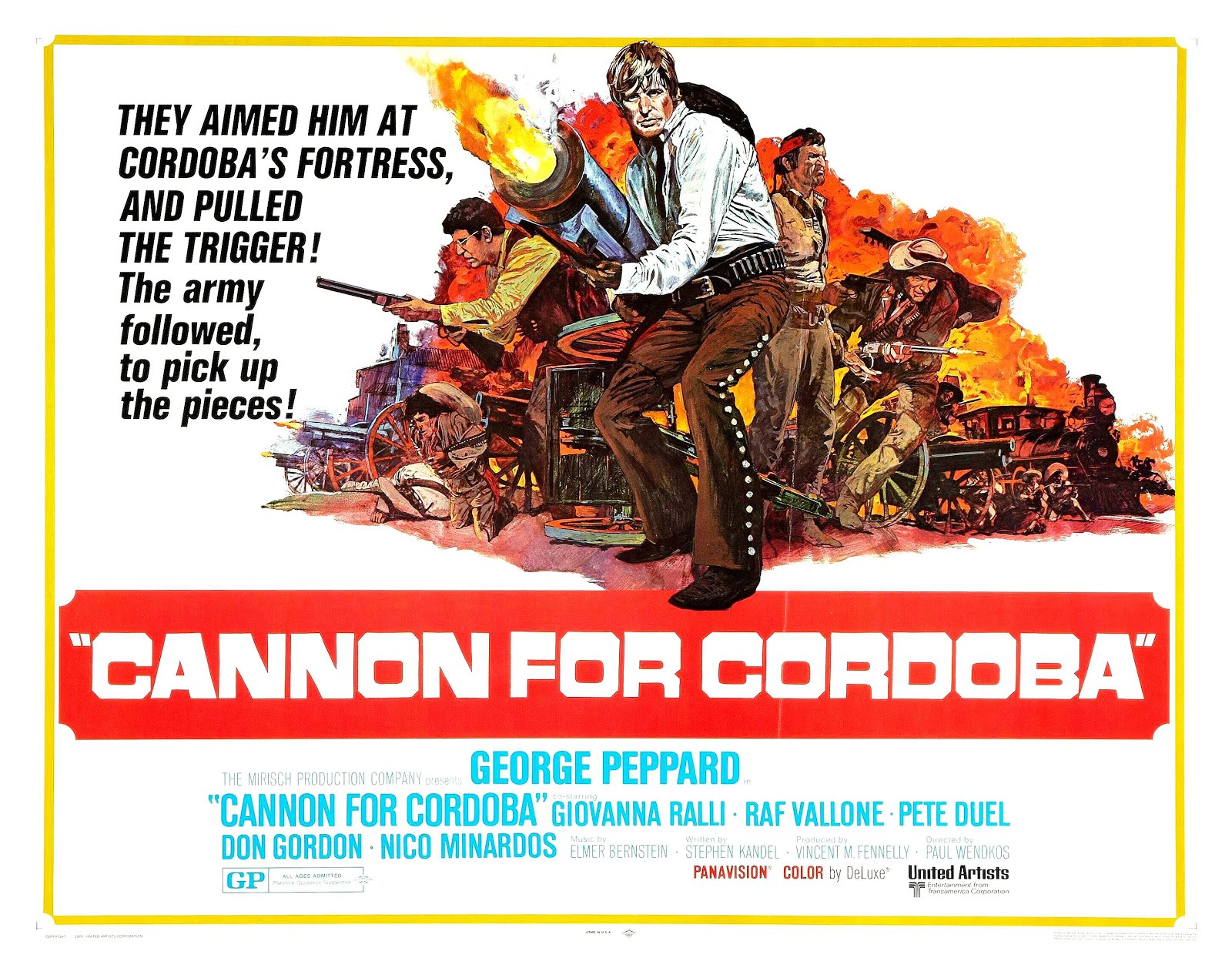 Les canons de Cordoba (1969) Paul Wendkos - Cannon for Cordoba (07.07.1969 / 1969)