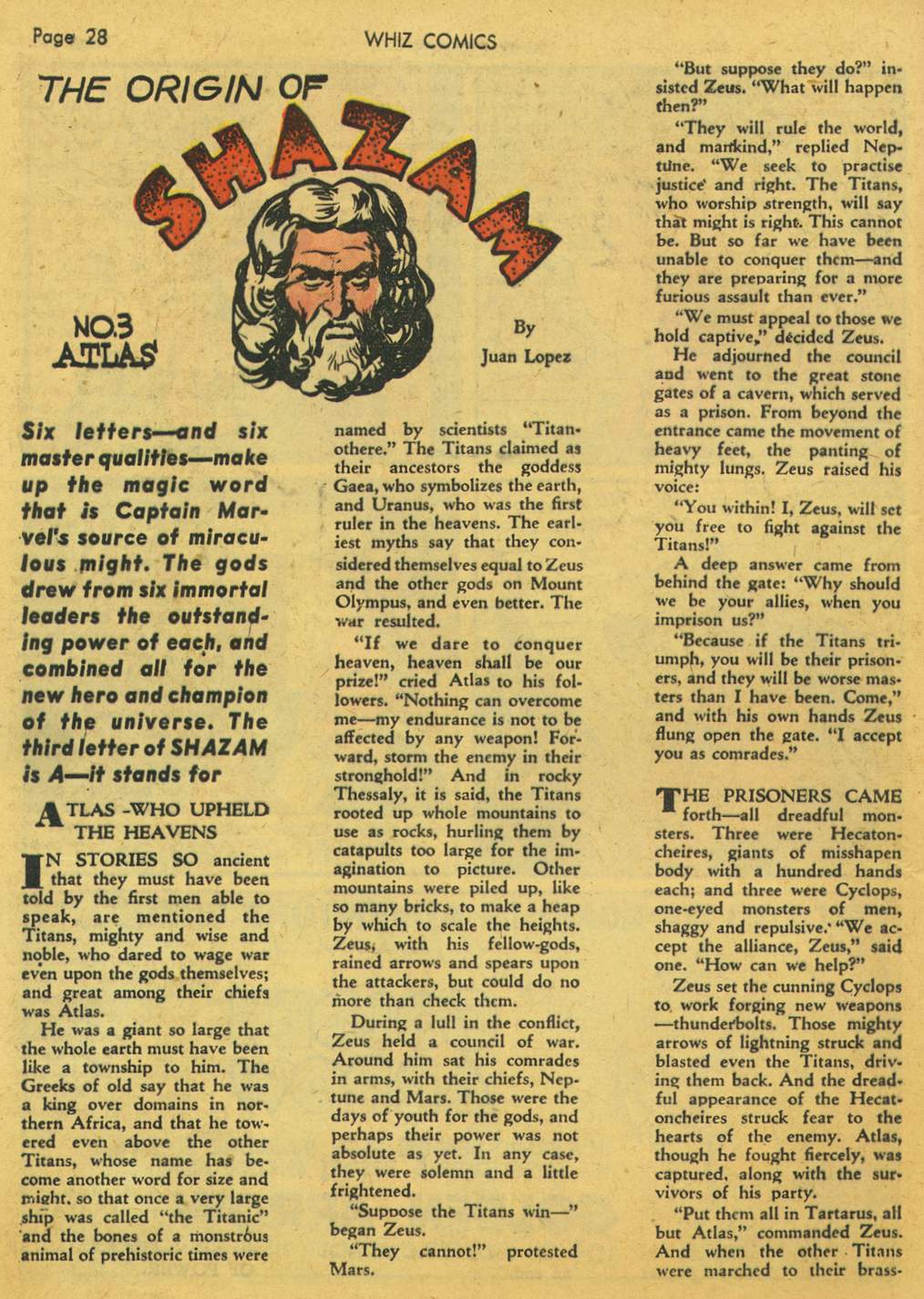 Read online WHIZ Comics comic - Issue #27 - 28