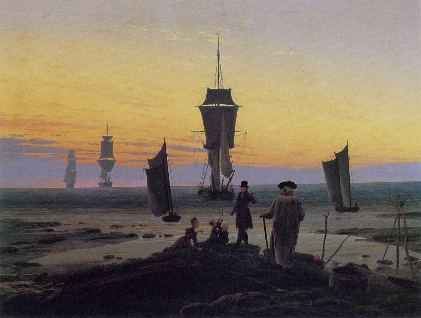 Каспар давид фридрих картина этапы жизни