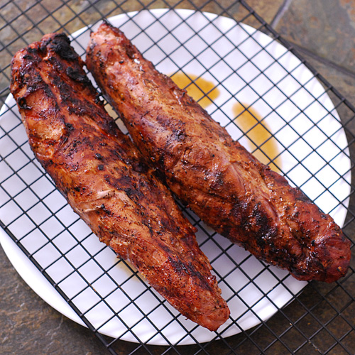 resting grilled pork tenderloin