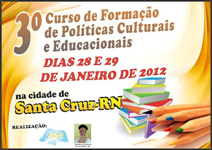 3º CURSO DE FORMAÇÃO DE POLÍTICAS CULTURAIS E EDUCACIONAIS...