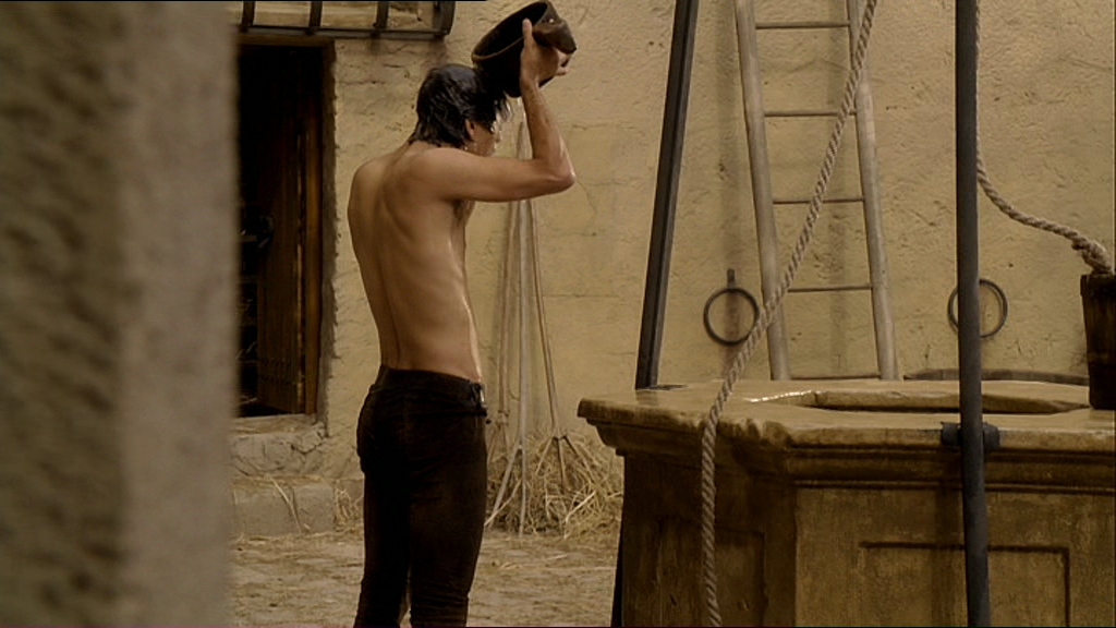 Luke Pasqualino - Shirtless & Naked in "The Borgias" Series 1...