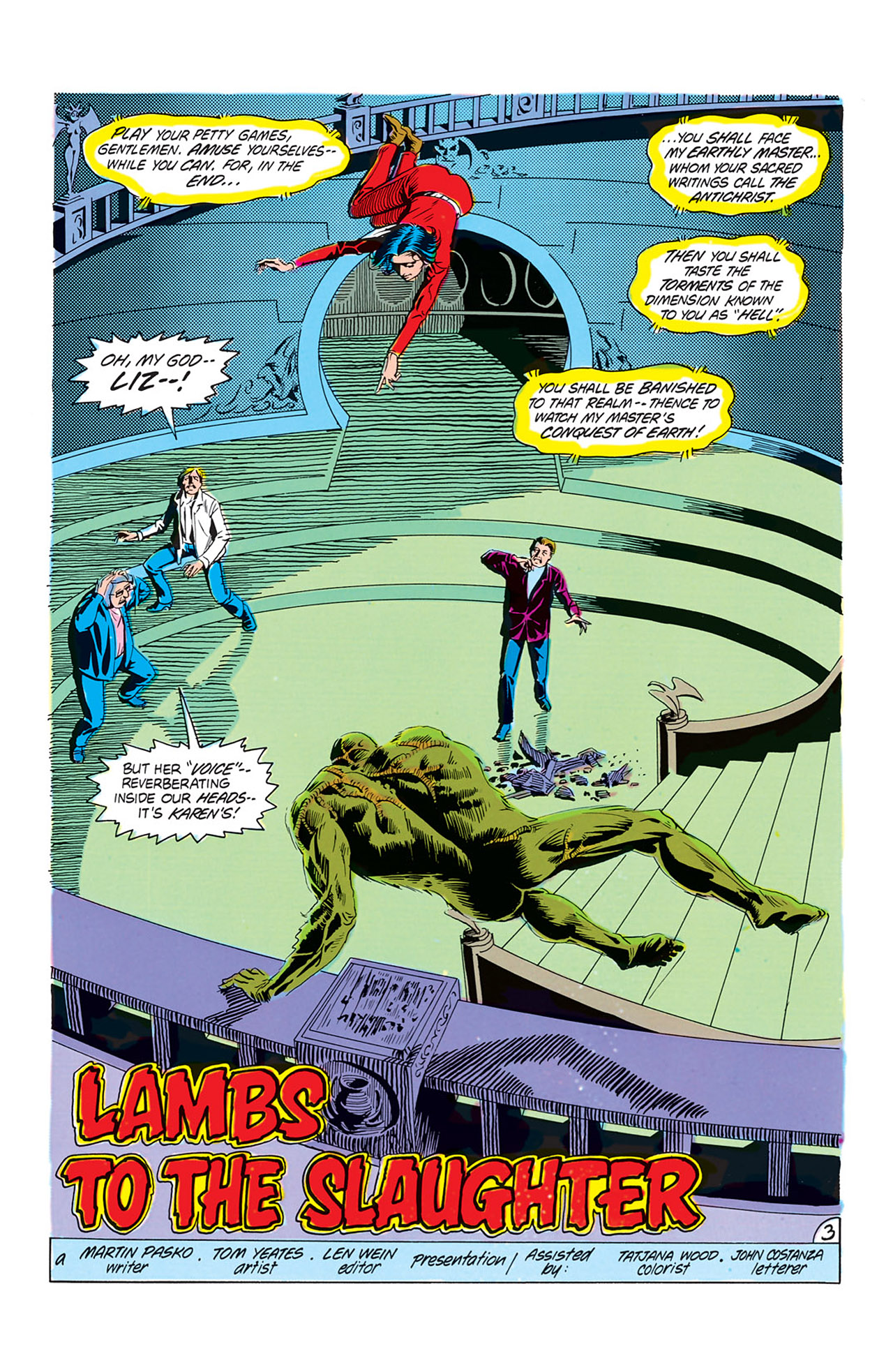 Swamp Thing (1982) Issue #13 #21 - English 4