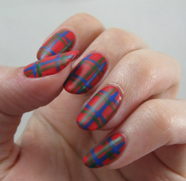 April 6th: National Tartan Day Plaid Nails