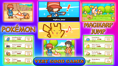 A review of a free game with Pokemon - Magikarp Jump fpr ANdroid and iOS tablets and smartphones