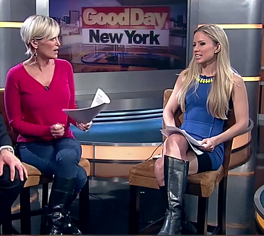 The Appreciation Of Booted News Women Blog Juliet Huddy And Anna Gilligan Face Off In A Good
