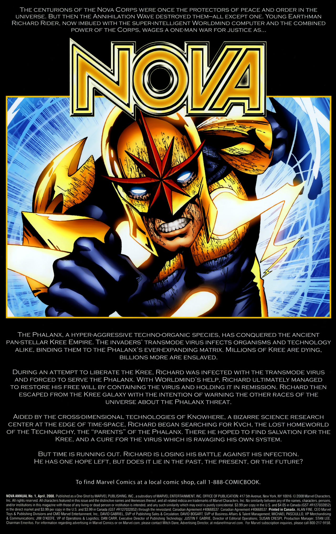Nova (2007) Annual 1 #1 - English 2