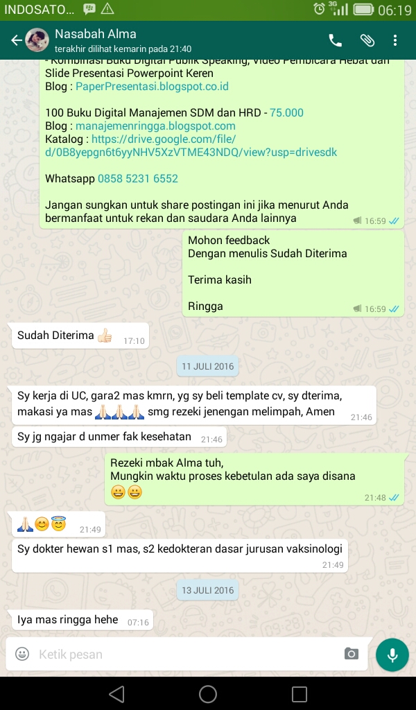 Contoh Surat Lamaran Kerja Via Whatsapp
