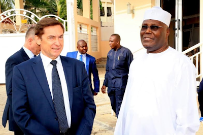 3 French Ambassador to Nigeria, Denys Gauer pays courtesy visit to Atiku (Photos)