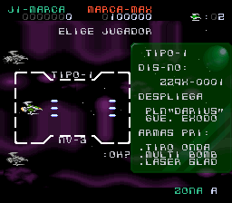 649. Darius Force de SUPER NINTENDO en ESPAÑOL (Acción/Shoot em up)