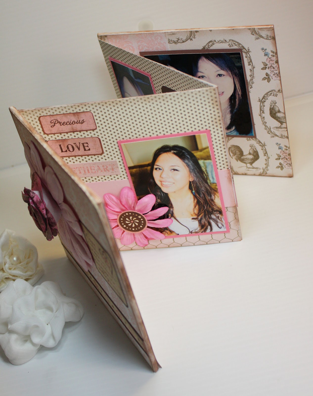 Inspired and Unscripted Mother and Daughter Mini Scrapbook Album