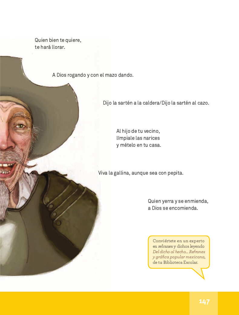 Refranes del Quijote - Español Lecturas 4to 2014-2015