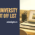 Delhi University Cut Off List 2017, College Wise Admission Merit List