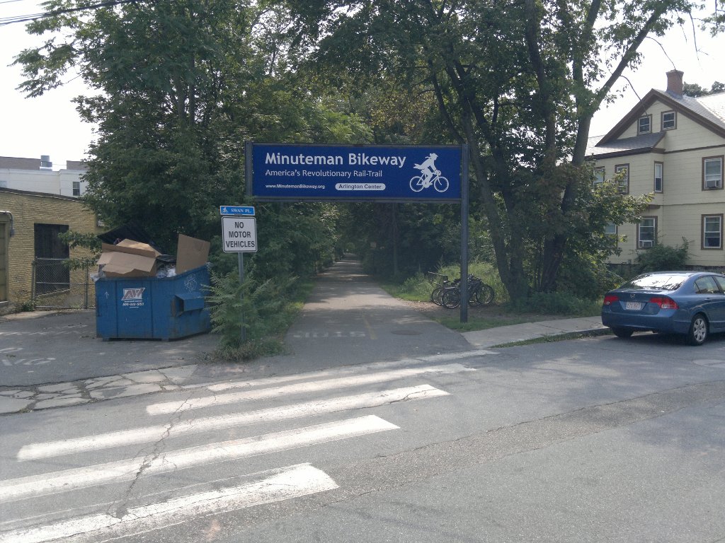Rebuilding Place in the Urban Space - MinuteMan TrailSign