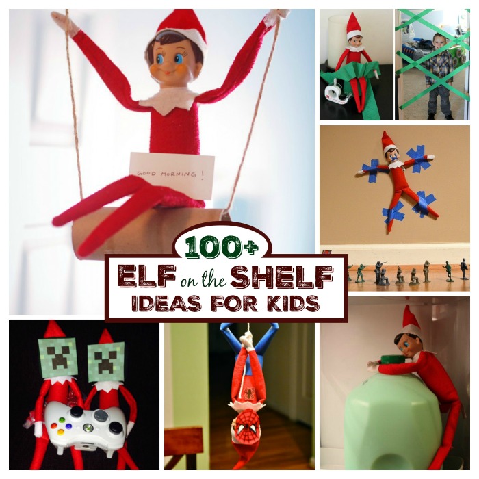 100+ GENIUS ELF ON THE SHELF IDEAS FOR KIDS- so many ideas I'd never seen!