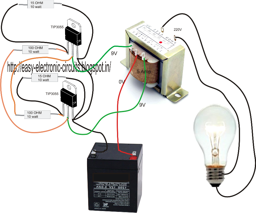 How To Make A Simple Inverter Circuit At Home Electricalcorecircuits 