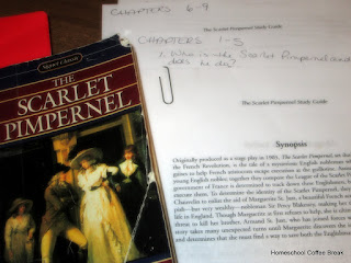 Progeny Press - The Scarlet Pimpernel Study Guide - A Homeschool Coffee Break review for the Schoolhouse Review Crew @ kympossibleblog.blogspot.com