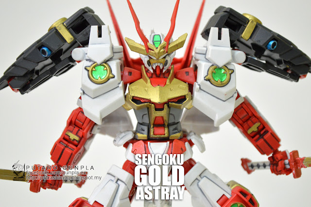 PUTARO GUNPLA - HGBF 1/144 Sengoku Astray Gundam Custom Paint by Putra Shining