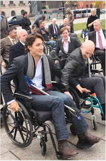 Justin Trudeau M.P. , photo opportunity on Parliament Hill