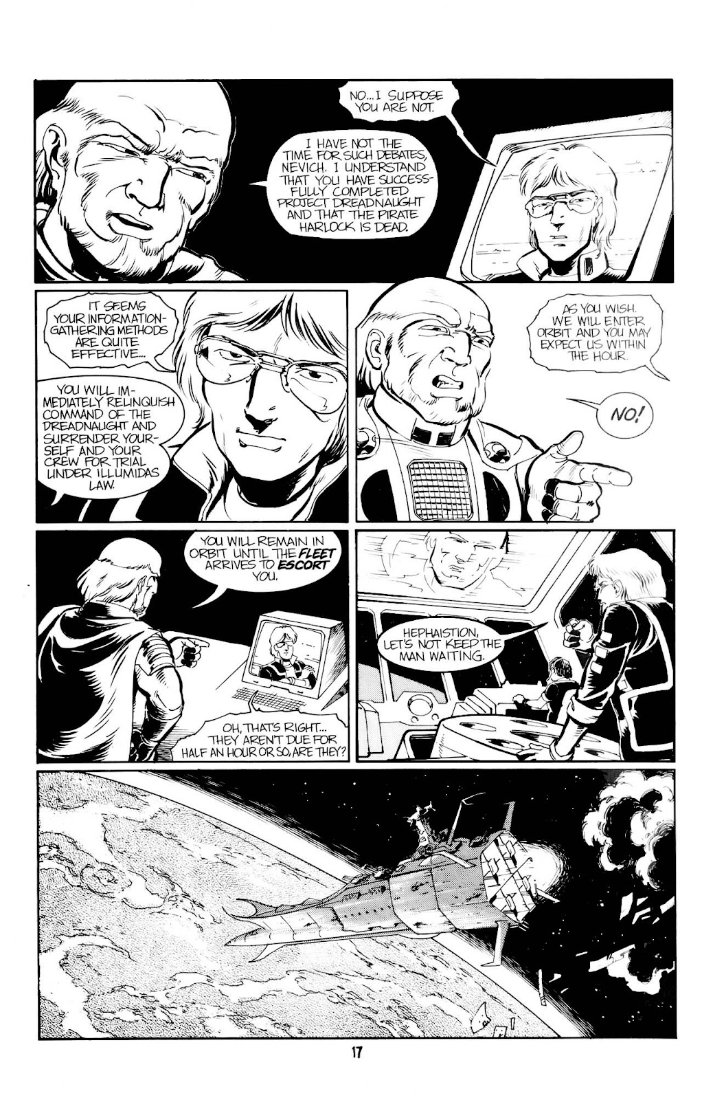 Captain Harlock: Deathshadow Rising issue 5 - Page 19