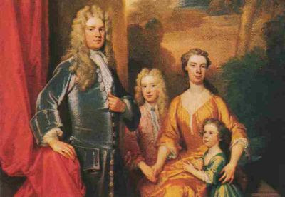 The Chandos Family by Godfrey Kneller, 1713 