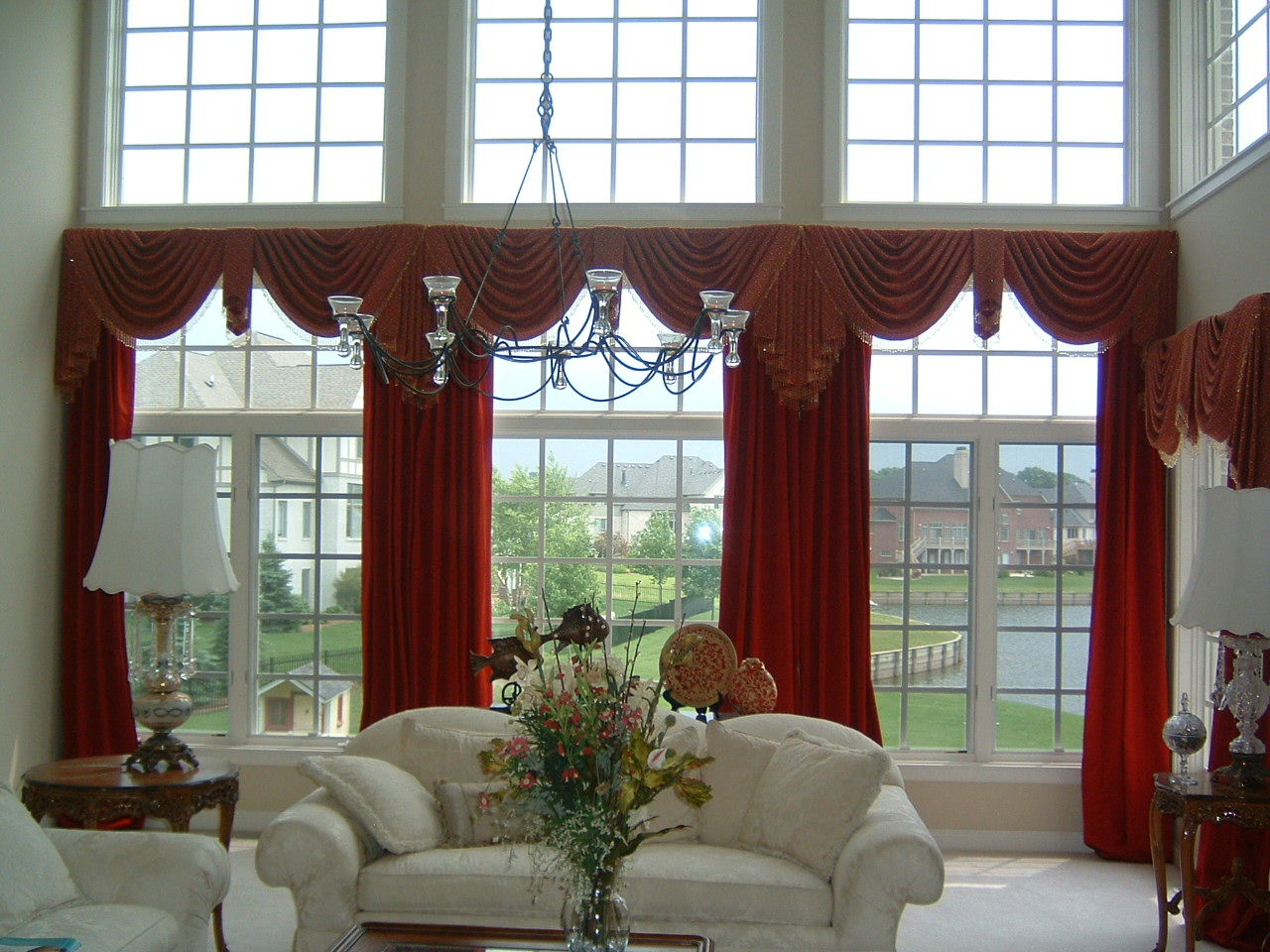 custom living room curtains
