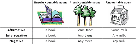 WE LOVE ENGLISH !!: SOME, ANY, A, AN