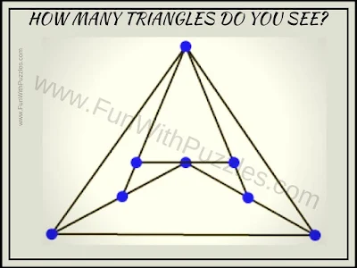 Counting Triangles picture puzzle