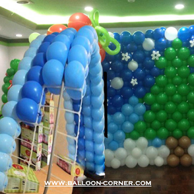 Cara Membuat Balon Gapura Ulang Tahun Dengan Grid Balon