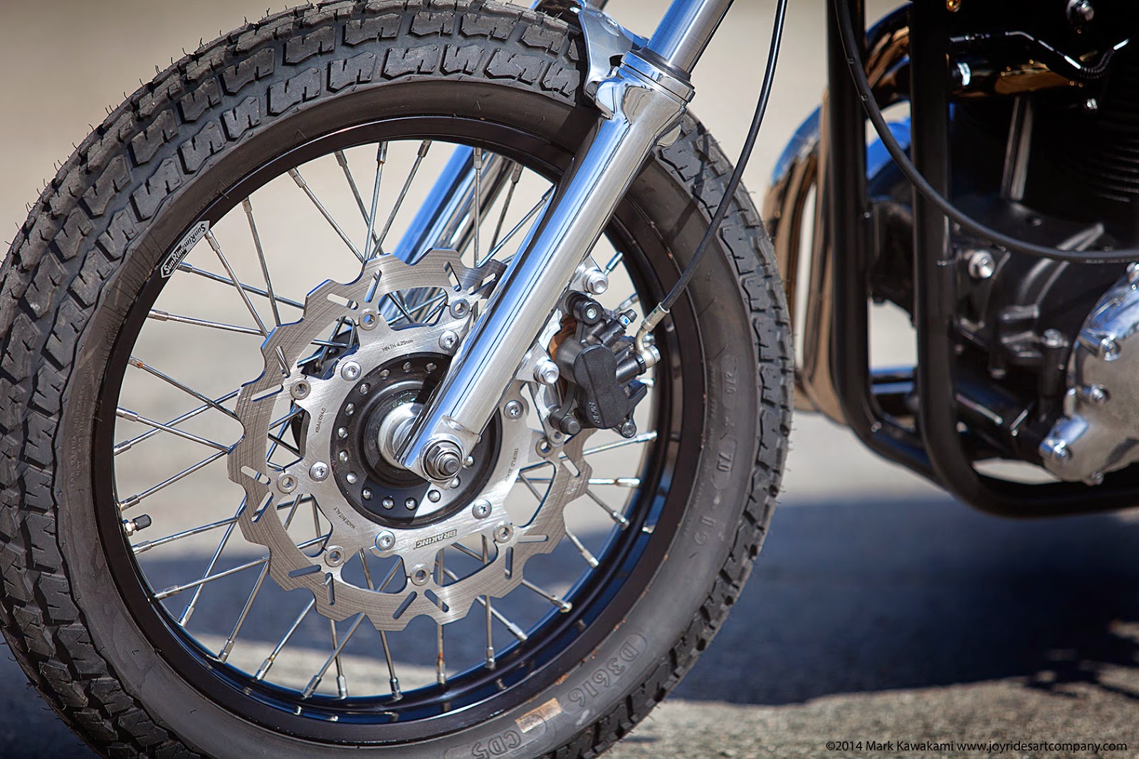 JOYRIDES ART CO Top Shelf Customs Triumph Scrambler