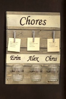 DIH Workshop at The Home Depot :: chore chart board DIH Workshop at The Home Depot :: chore chart board