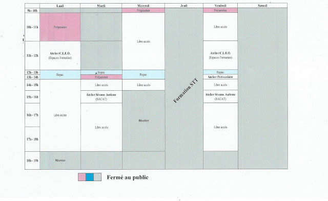 semaine du 24 au 28 avril 2017