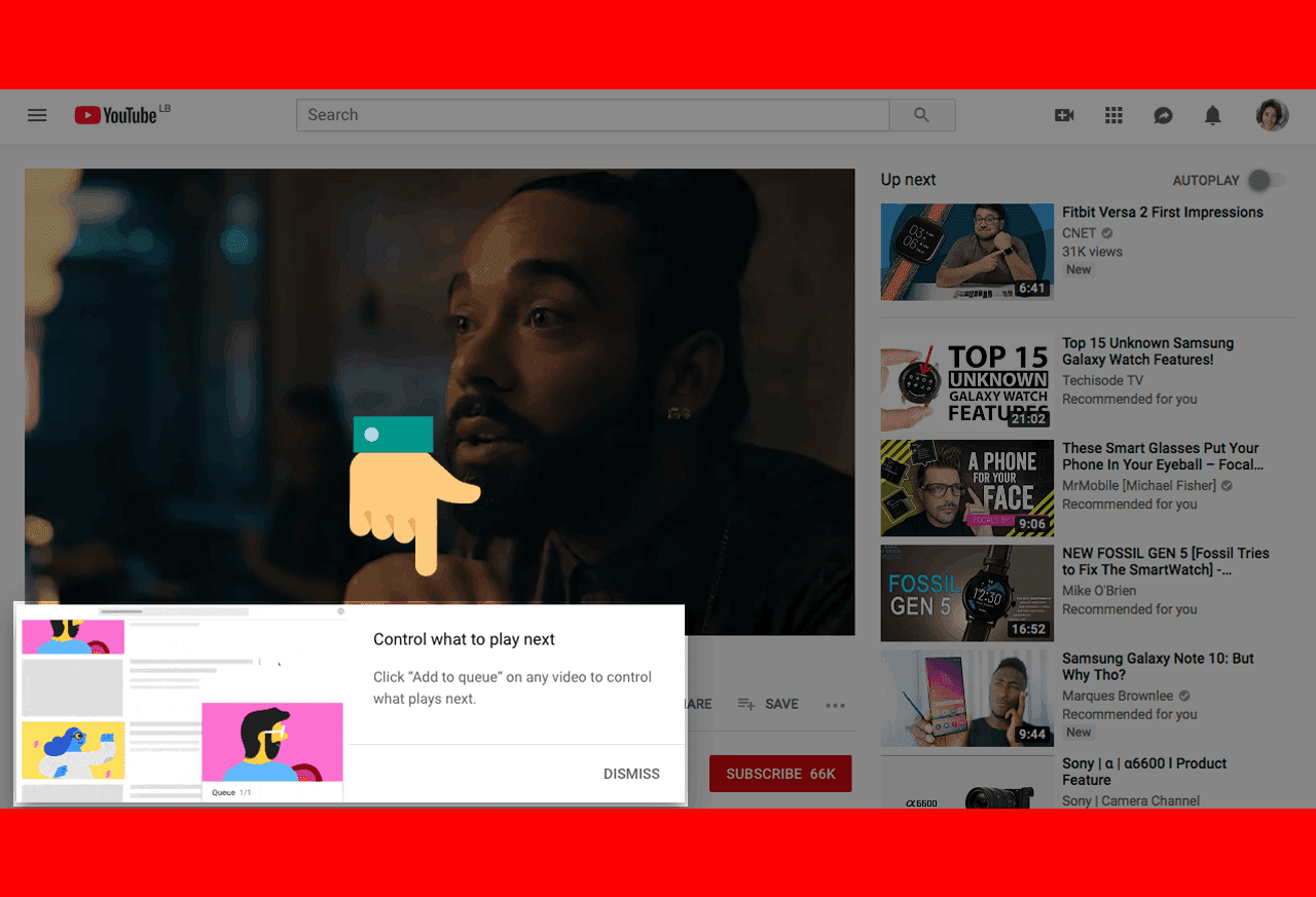 YouTube is finally testing the video queue feature on the web