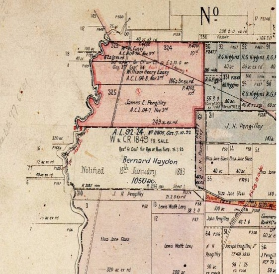 Old Images of Rylstone District Yarraman 1899 Map